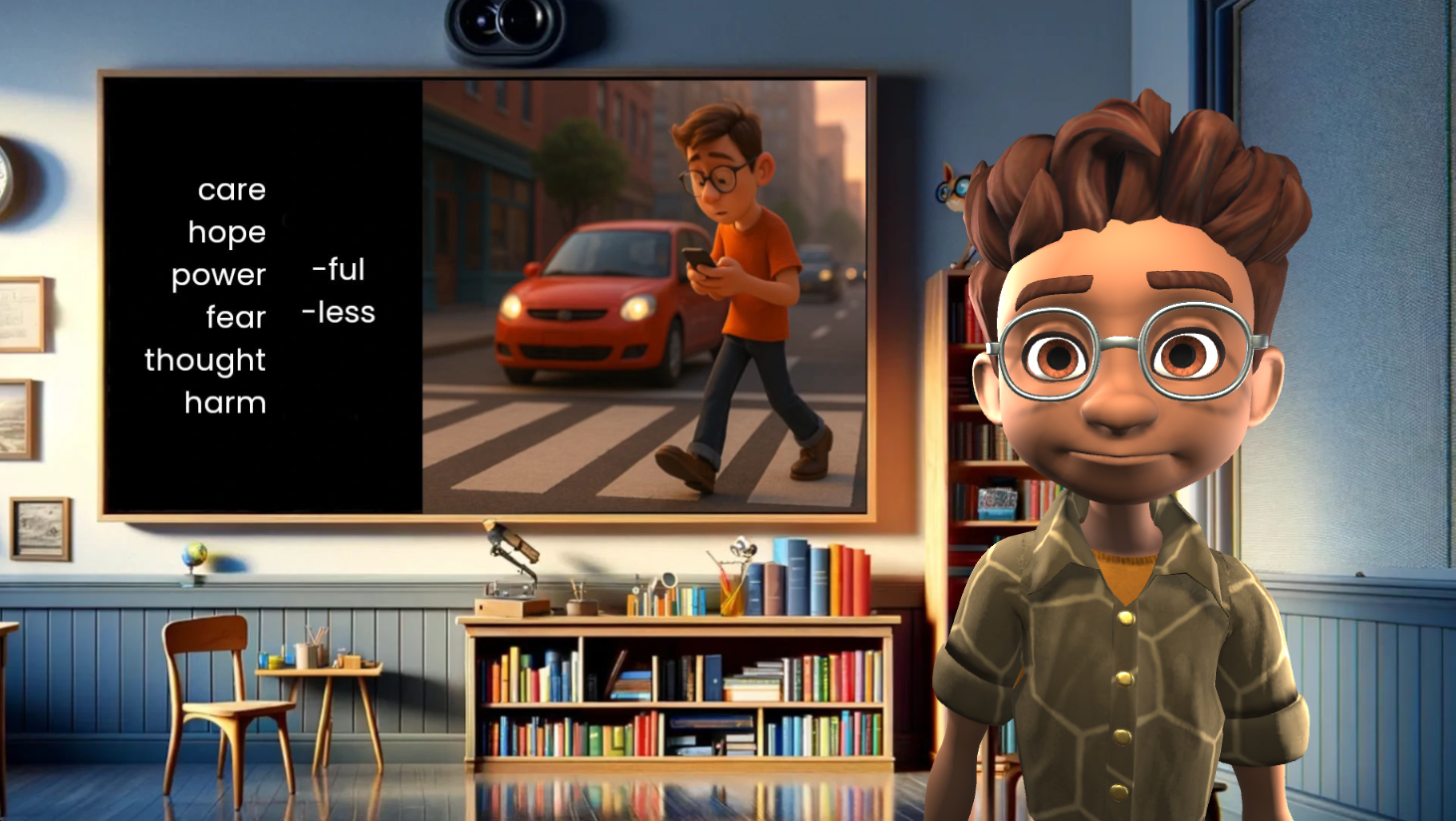 AI tutor teaching English